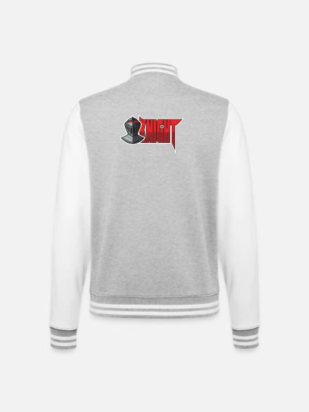 Ritter Knight Gaming E-Sports Logo - College Sweat Jacket - heather grey/white