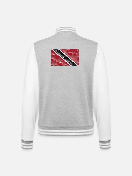 Country Tobago - College Sweat Jacket - heather grey/white