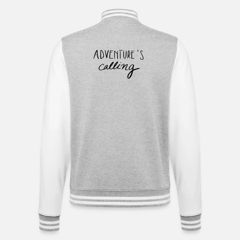 Adventure’s calling - Veste Teddy - gris chiné / blanc
