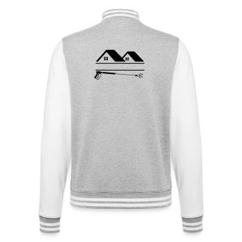 High-pressure sprayer façade cleaning houses - College Sweat Jacket - heather grey/white - Back - Marisol (170cm)