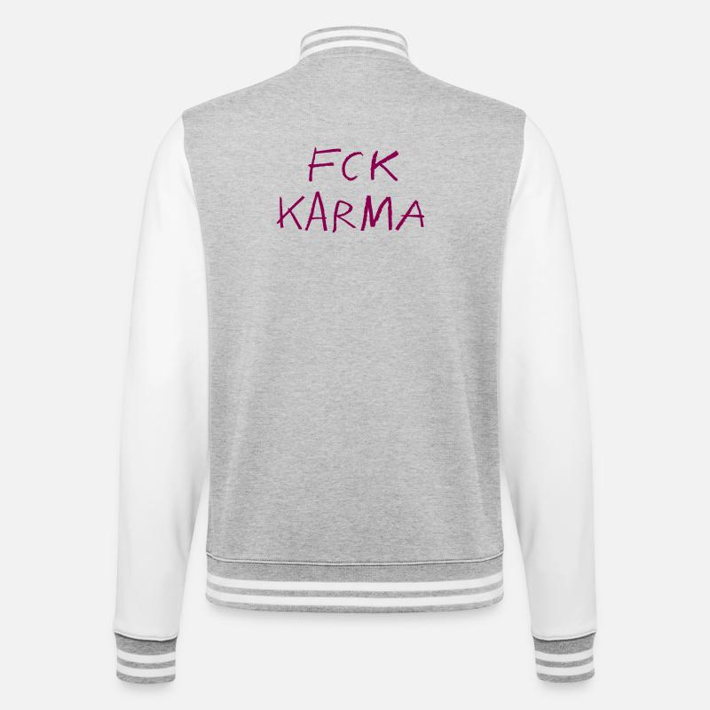 Karma Pink - Veste Teddy - gris chiné / blanc