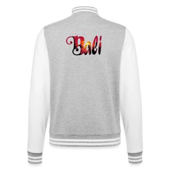 BALI - Veste Teddy - gris chiné / blanc - Dos - Marisol (170cm)