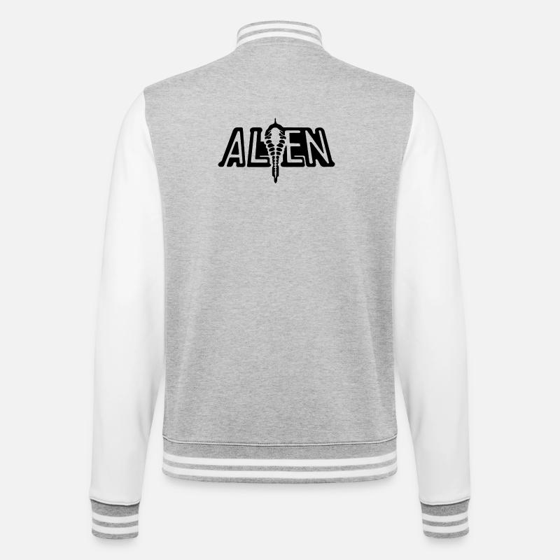 Technologie extraterrestre - Veste Teddy - gris chiné / blanc
