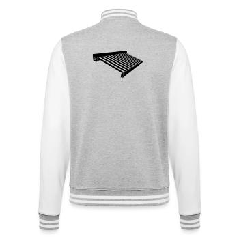 Protection solaire auvents - Veste Teddy - gris chiné / blanc - Dos - Marisol (170cm)