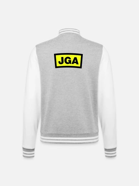 Bachelor Party - Emblem - College Sweat Jacket - heather grey/white