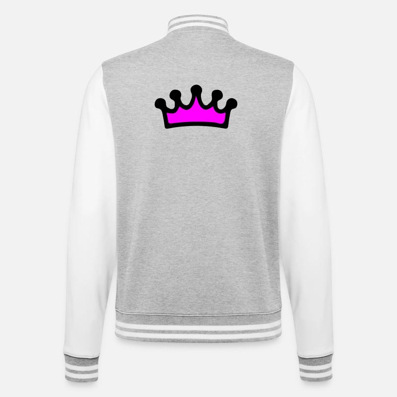 Krone Comic - College Sweat Jacket - heather grey/white