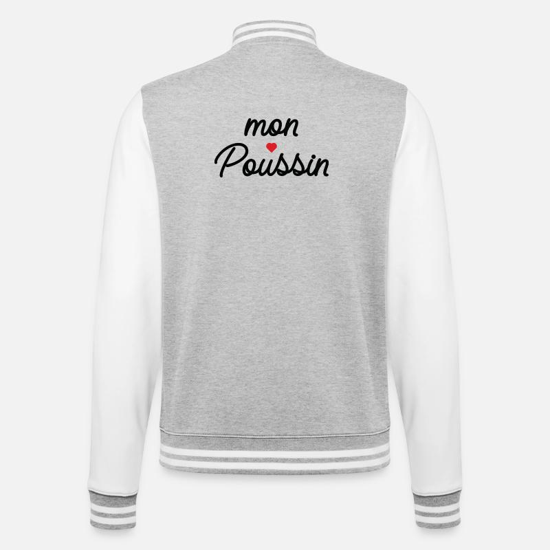 My Heart Script Pillow - College Sweat Jacket - heather grey/white