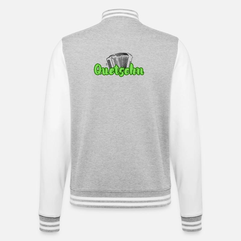 Squeeze - College Sweat Jacket - heather grey/white