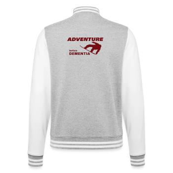SNOWBOARD ADVENTURE - College-Sweatjacke - Grau meliert/Weiß - Hinten - Marisol (170cm)