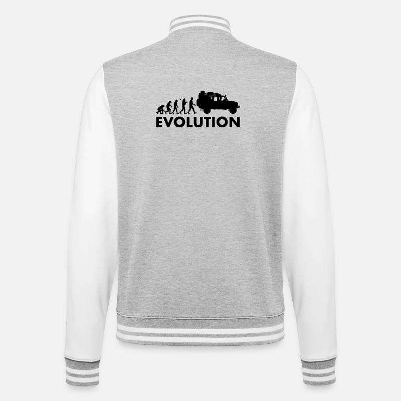 Defender 110 Évolution tout-terrain - Veste Teddy - gris chiné / blanc