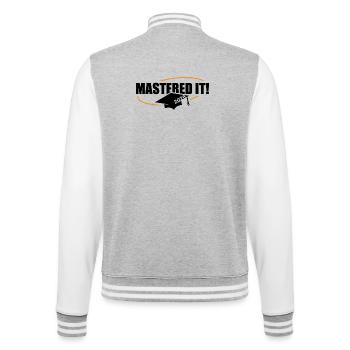 Master 2026 Graduation Graduation - College Sweat Jacket - heather grey/white - Back - Marisol (170cm)