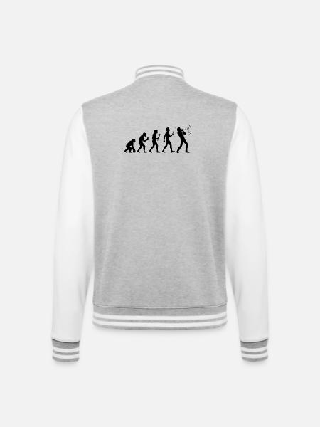 Instrument Harmonica Evolution Harmonica - College Sweat Jacket - heather grey/white