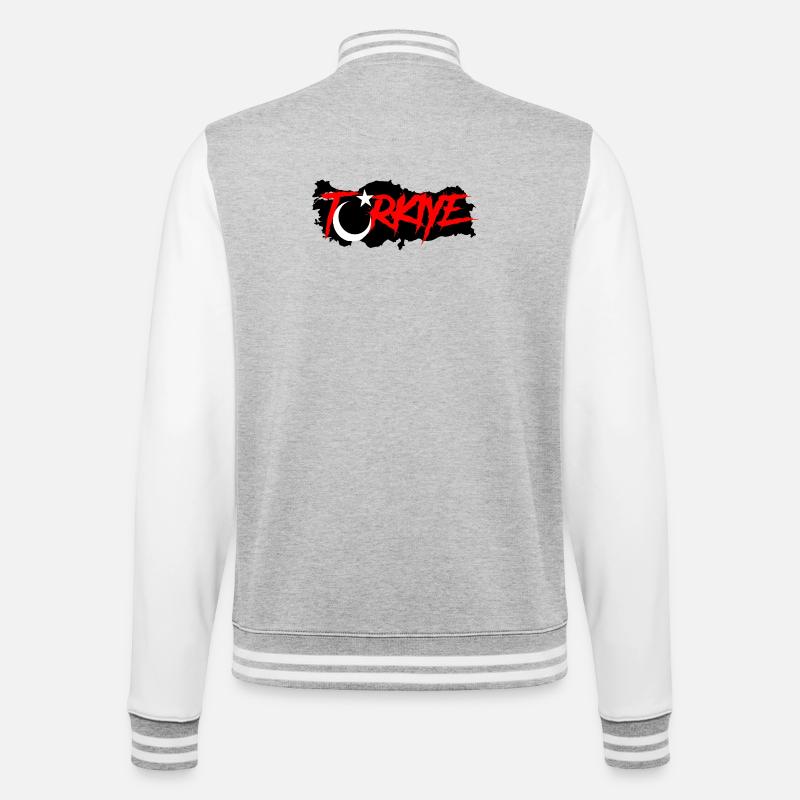 Turkey World Cup - College Sweat Jacket - heather grey/white