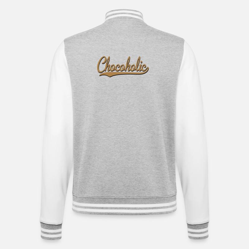 2541614 15352890 chocolate - Veste Teddy - gris chiné / blanc