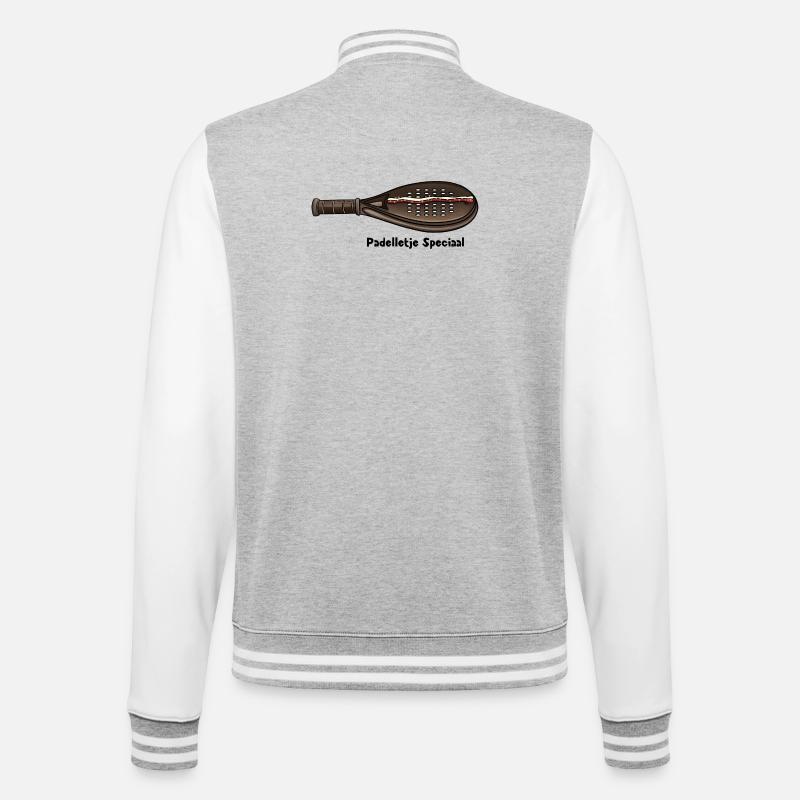 Padelle Special - College Sweat Jacket - heather grey/white