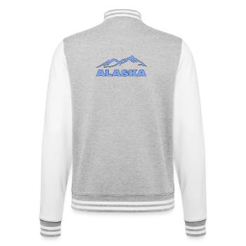 Alaska - Veste Teddy - gris chiné / blanc - Dos - Marisol (170cm)