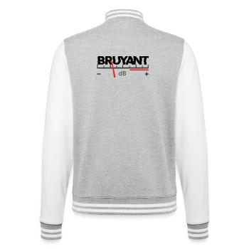 Noisy - College Sweat Jacket - heather grey/white - Back - Marisol (170cm)
