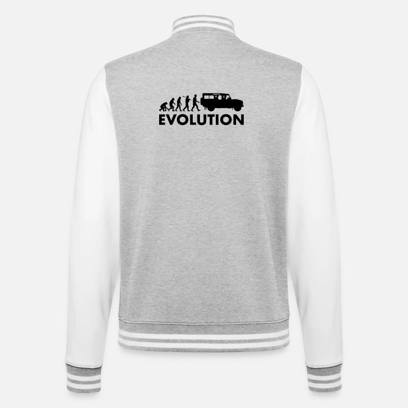Defender 110 Evolution - College Sweat Jacket - heather grey/white