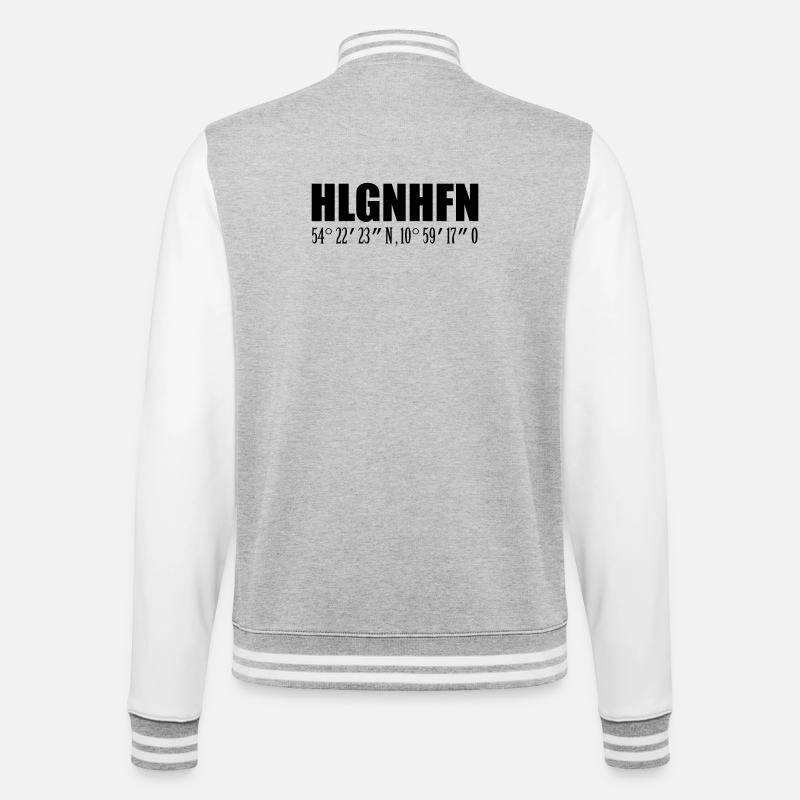 Coordonnées de Heiligenhafen - Veste Teddy - gris chiné / blanc