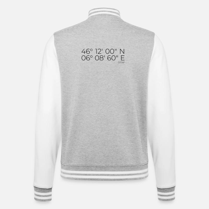 Coordinates Geneva - College Sweat Jacket - heather grey/white