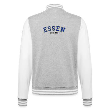 Essen Est. 1965 - Veste Teddy - gris chiné / blanc - Dos - Marisol (170cm)