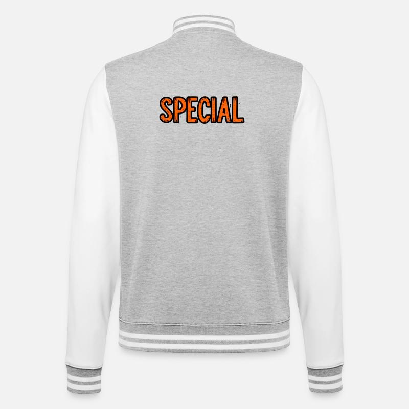 Panneau d’offre spéciale - Veste Teddy - gris chiné / blanc