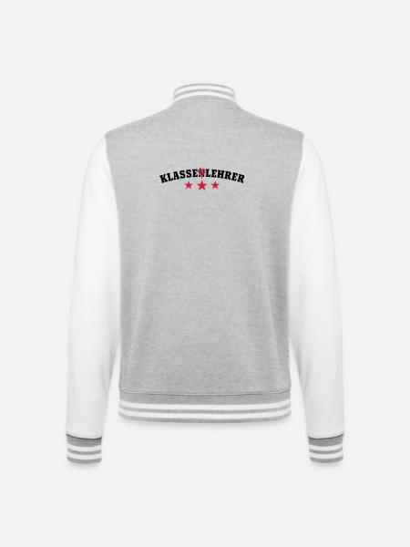 Klassenlehrer | Klasse Lehrer - College Sweat Jacket - heather grey/white
