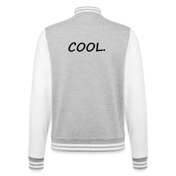 COOL - College-Sweatjacke - Grau meliert/Weiß - Hinten - Marisol (170cm)