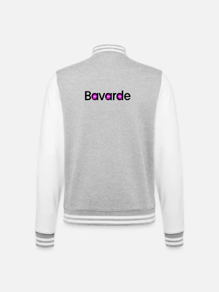 Bavarde - Veste Teddy - gris chiné / blanc