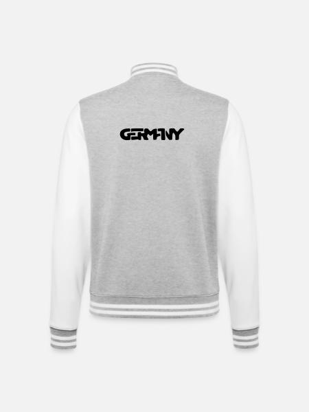 Germany - College Sweat Jacket - heather grey/white