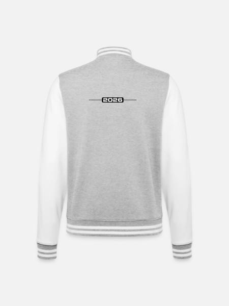 Élément Stroke 2026 - Veste Teddy - gris chiné / blanc