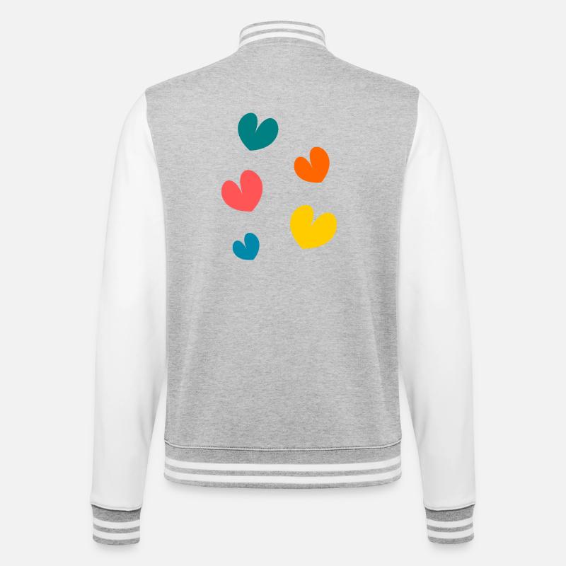 MERCI. MAÎTRESSE. MAÎTRE. MERCI MAÎTRESSE - Veste Teddy - gris chiné / blanc