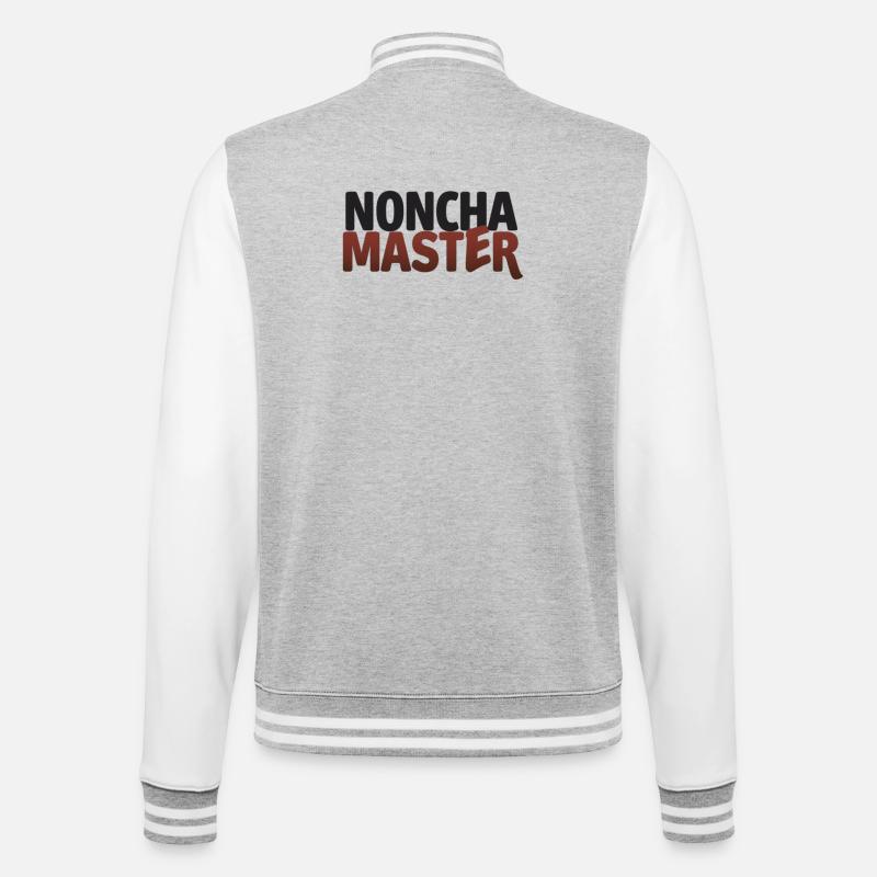 NONCHA MASTER  - Veste Teddy - gris chiné / blanc