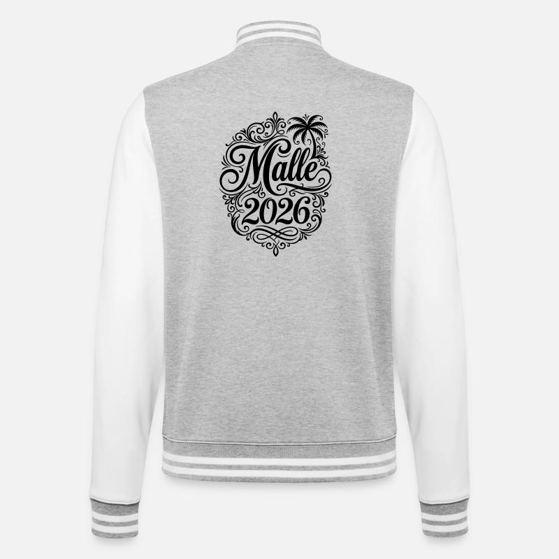 Malle 2026 Palme Mallorca - College Sweat Jacket - heather grey/white