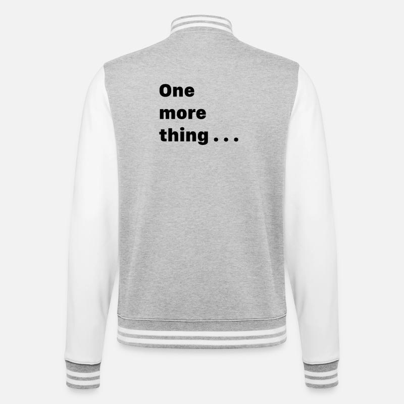 Abstract Geometry Pattern on Canvas - College Sweat Jacket - heather grey/white