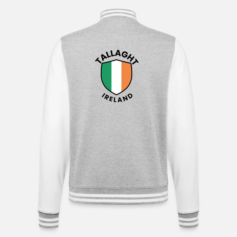 Bouclier irlandais de Tallaght - Veste Teddy - gris chiné / blanc