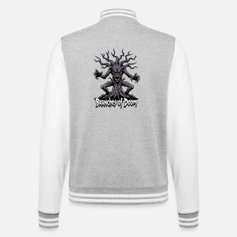 Branches of Doom – Dämonischer Baumgeist - Veste Teddy - gris chiné / blanc