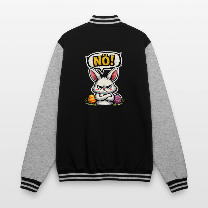 Lower Austrian Bunny Comic Easter Gift College Sweat Jacket