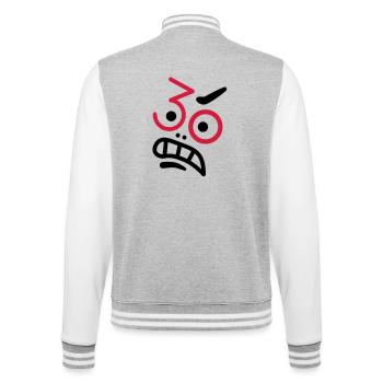 Ups, 30 years! - College Sweat Jacket - heather grey/white - Back - Marisol (170cm)