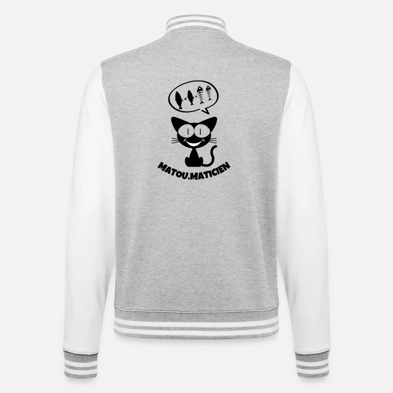 mathematics, mathematician, math fan - College Sweat Jacket - heather grey/white