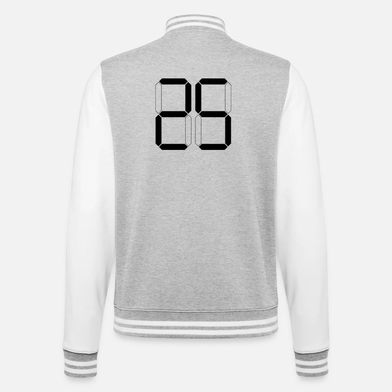 NUMÉRO 25 Vingt-cinq Cadeaux Numériques - Veste Teddy - gris chiné / blanc
