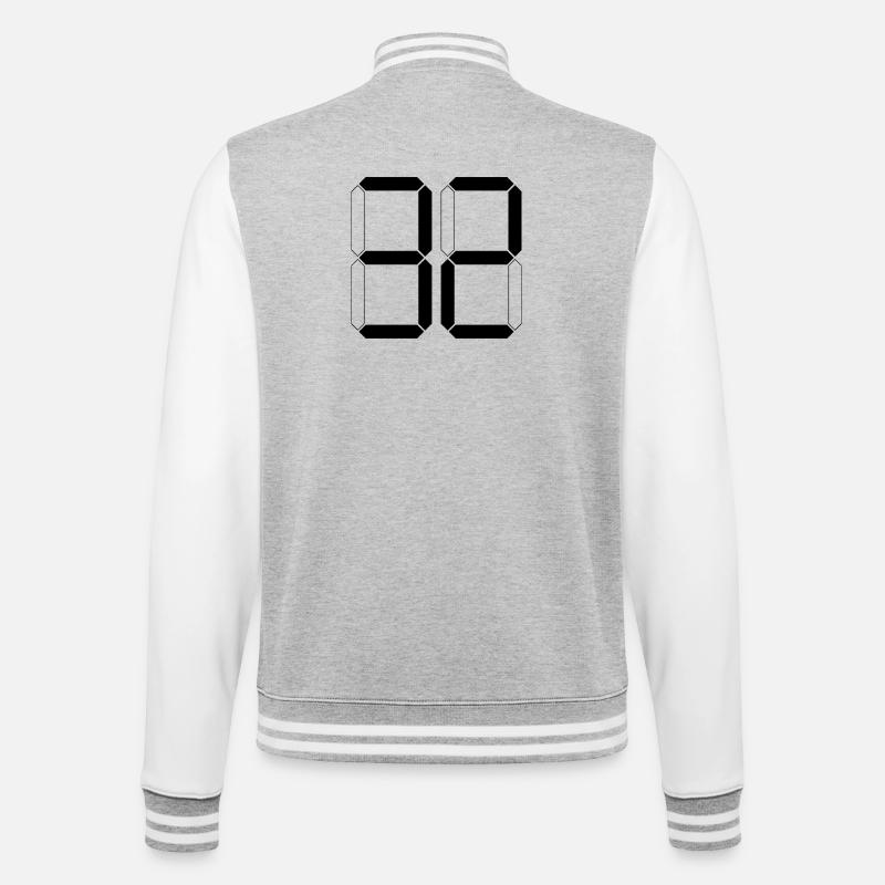 NUMÉRO 32 Trente-deux Cadeaux Numériques - Veste Teddy - gris chiné / blanc