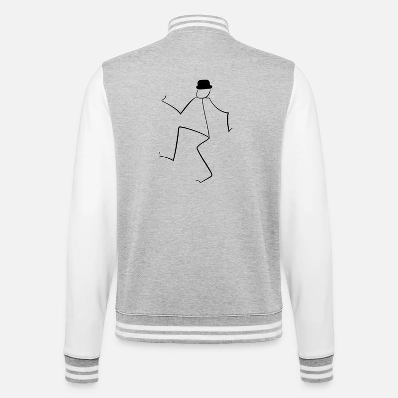 Danse - Veste Teddy - gris chiné / blanc