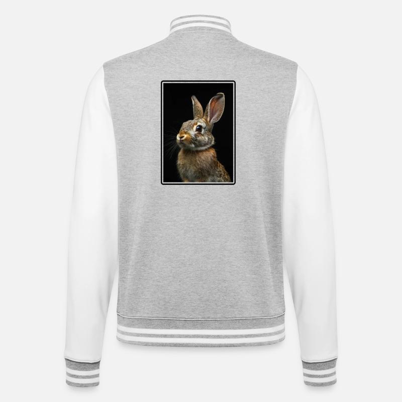 Lapin Lapin - Veste Teddy - gris chiné / blanc