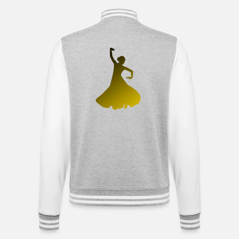 Danser - Veste Teddy - gris chiné / blanc