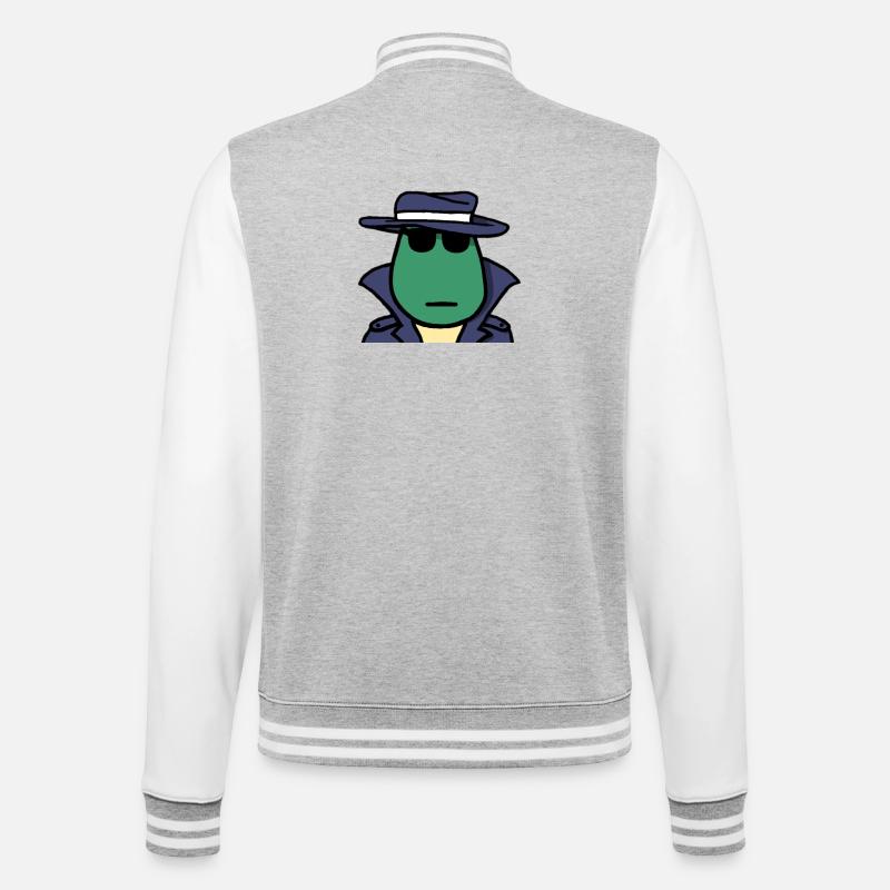 Dolly Espion - Veste Teddy - gris chiné / blanc