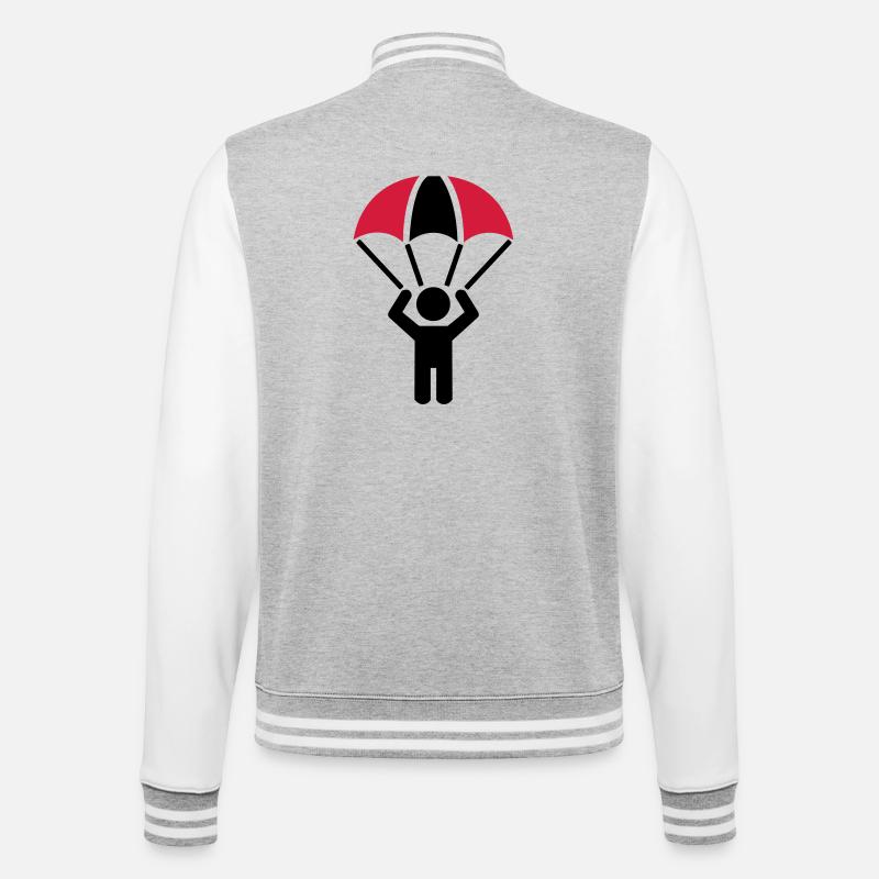 Parachute - Veste Teddy - gris chiné / blanc