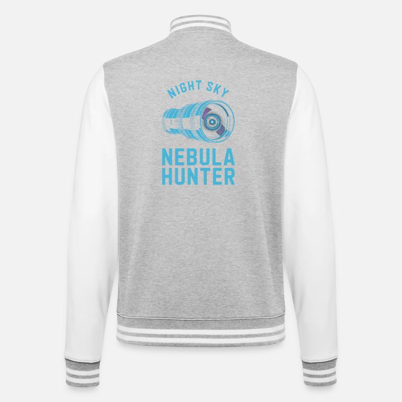 Télescope du ciel nocturne Nebula Hunter - Veste Teddy - gris chiné / blanc