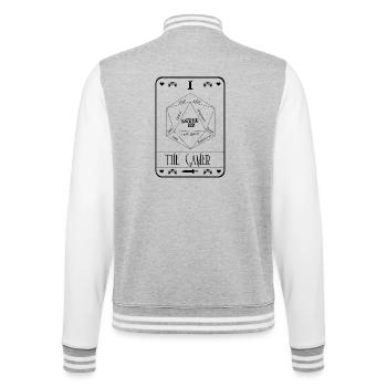 The Gamer - Veste Teddy - gris chiné / blanc - Dos - Marisol (170cm)