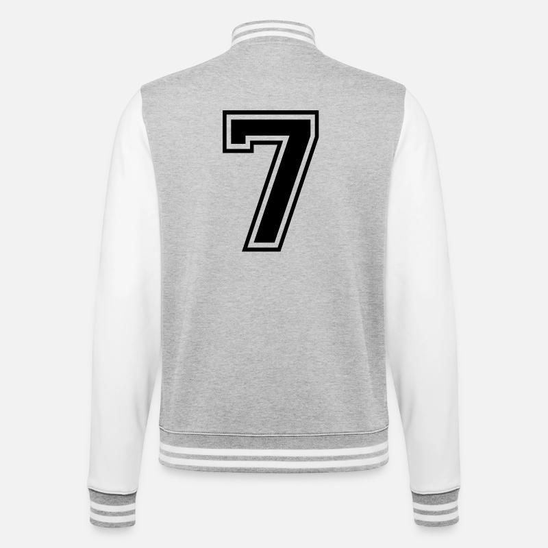 7 - Veste Teddy - gris chiné / blanc